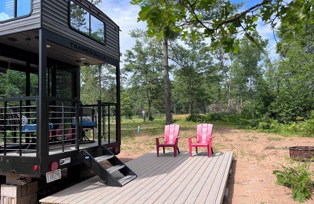 NEW 2024 Timberwolf 2-3 bed destination home on Bike trail in Boulder Junction