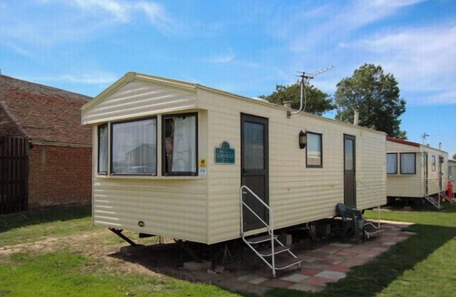 New beach holiday park spacious family caravan