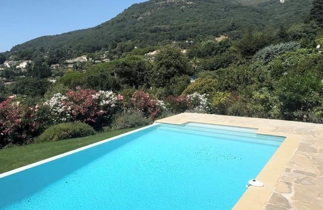 NEW:French Riviera Mediterranean architecture villa Vence, panoramic view