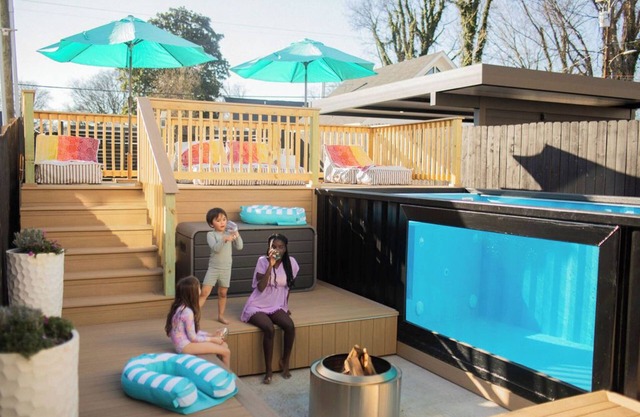 New Private Heated Pool-Firepit-Close to Broadway-Rooftop Skyline Views-Murals