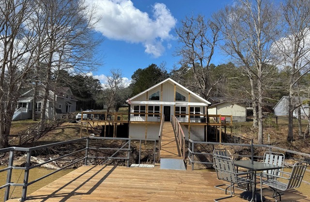 New REDEEMED Lakehouse. Walk out the front door to the dock