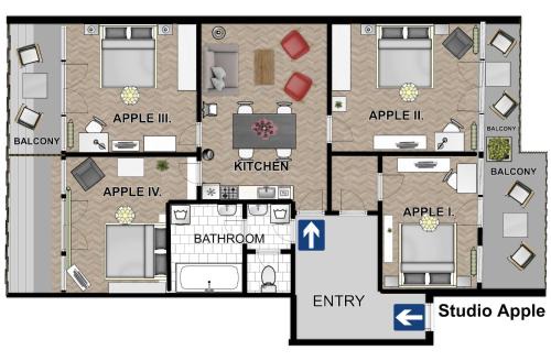 New Town - Apple Apartments