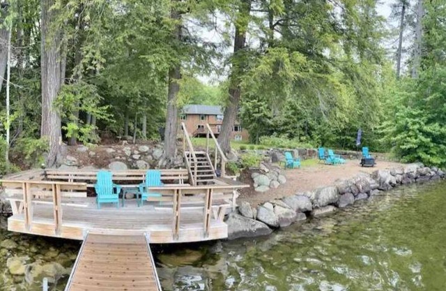 Newfound Lake Hideaway Mooring included