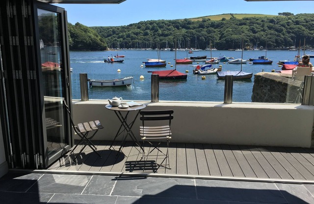Newly Refurbished, Stunning Waterfront Property with Running Mooring, Fowey.