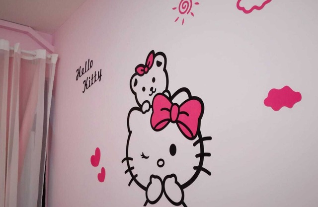 Nice theme homestay with pink colour