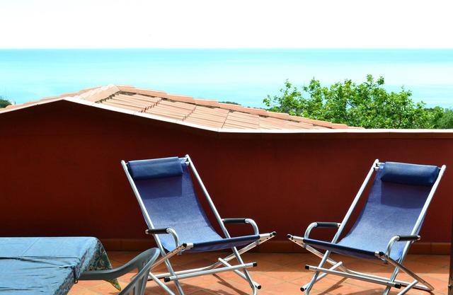 Nina's houses - Large terrace overlooking the sea