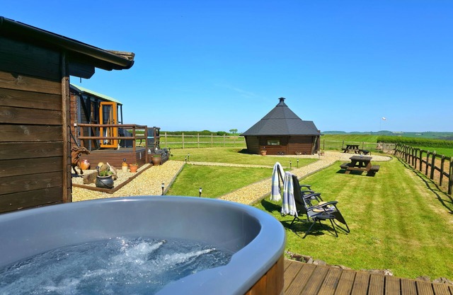 Nirvana is a charming converted train carriage nestled in Stoodleigh, Devon