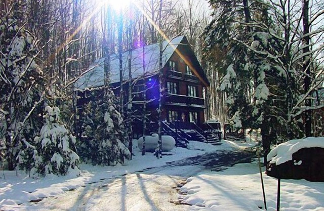 Nordic Haus chalet nestled in the serene woods of Ski Brule Village
