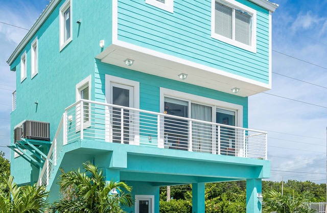 Ocean Teal 3 Story Home