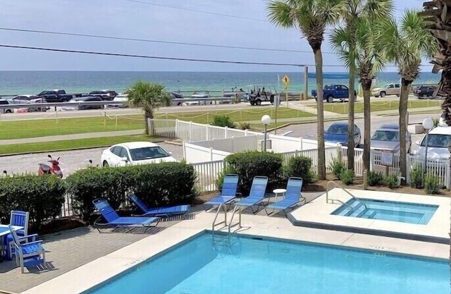 Ocean View Miramar Beach Condo, Heated Pool Hot Tub, Trained Pets welcome