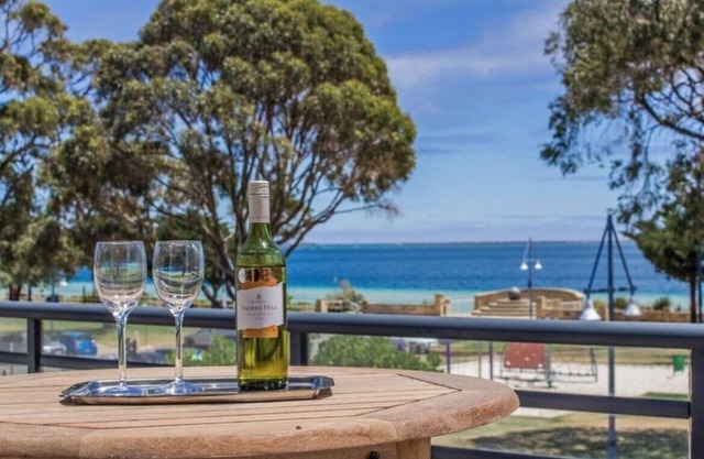 Ocean views from your spacious balcony at Seaside Escape Aria