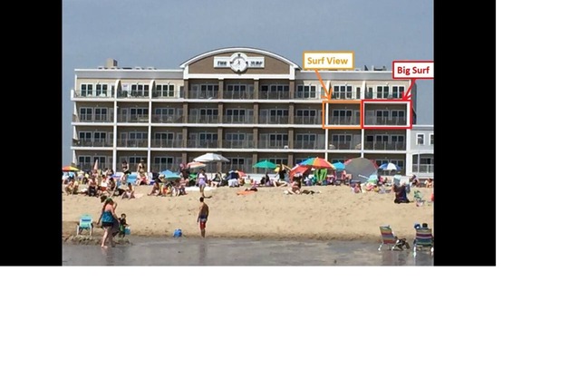 Oceanfront 2 bed/2 bath, 1200 square feet!