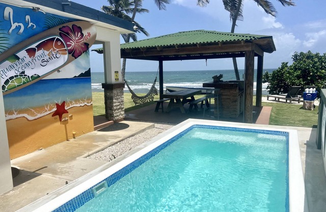 Oceanfront Suite with unique and amazing sunrises. Built memories with us.