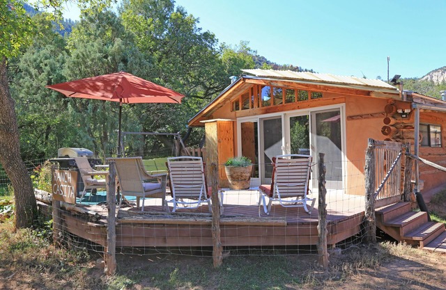 Off Grid Wilderness Ranch Casita at Gallina Canyon Rentals