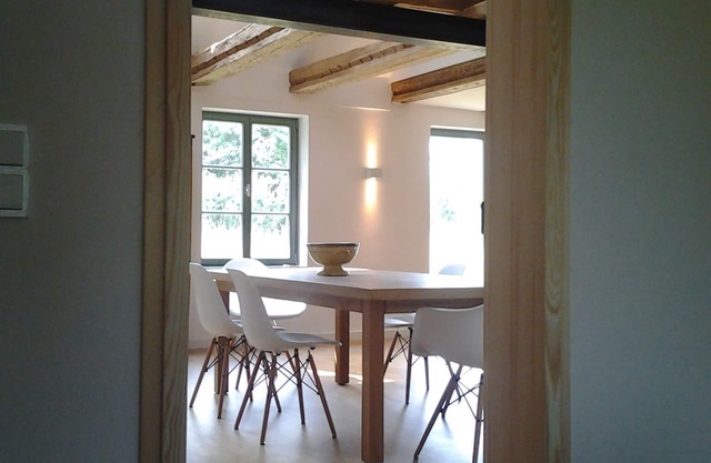 Old renovated farmhouse, ca.1840, high quality furnishings with Bodden view