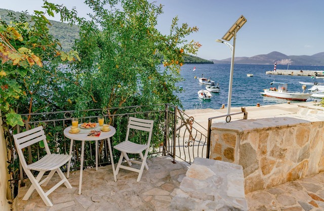 Old rustic house near the sea