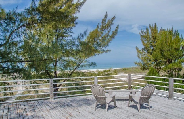 On the Beach.step off the deck onto the sand! Wide open views of the Gulf!
