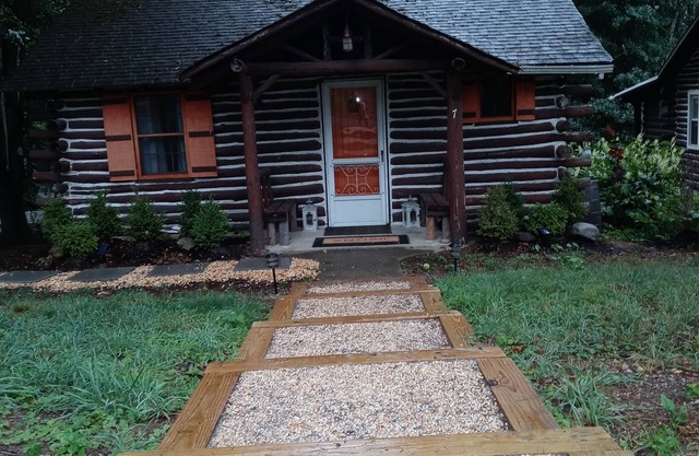 Original Chestnut Log Cabin In A Lake Community