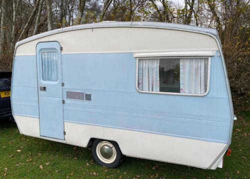 Original vintage spirit alpine Caravan Anglesey