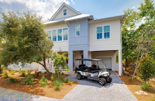 "Over the Moon" 30A Home Golf Cart Elevator Community Pool Blue Mountain Bch