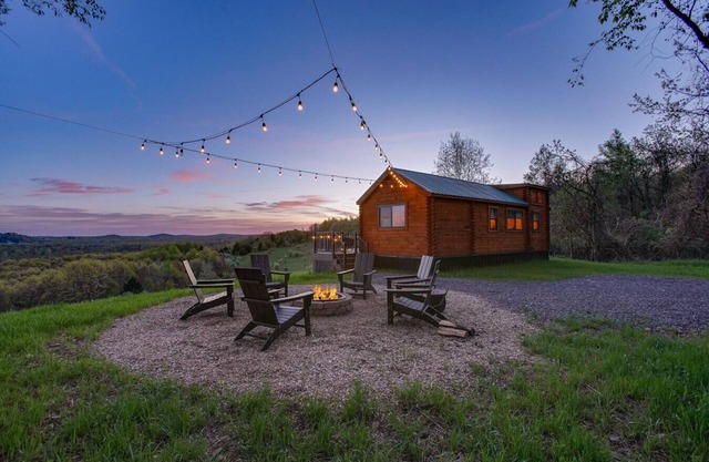 Panoramic Paradise | Amazing Views, Hot Tub, Cozy Cabin Getaway