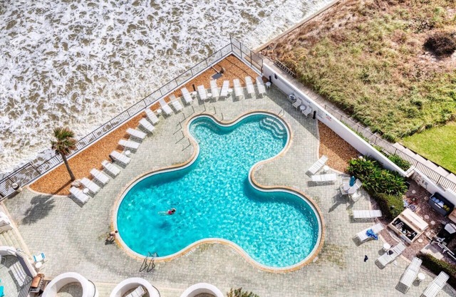 Paradise on the beach with pool