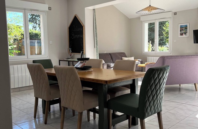 Peaceful accommodation in a private garden for 2-4 people, with private enclosed parking.