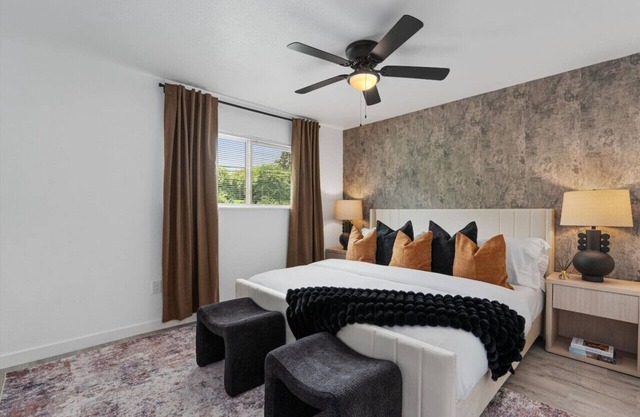 Peaceful Austin Hideaway with Luxe Comfort, Patio & Fireplace