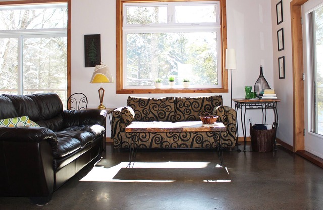 Peaceful modern cottage on lake nestled in the woods & pet friendly