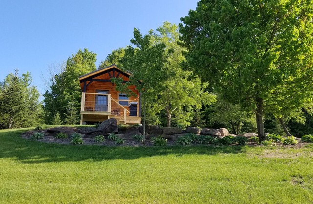 Peacefully located back off the road, with scenic views.