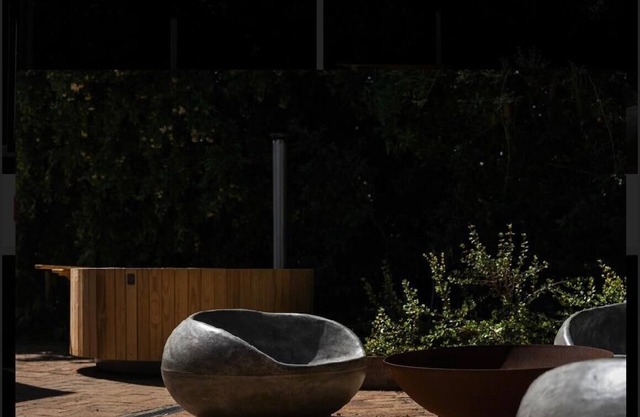 Perfect family home to relax with private wood fired hot tub and magical views