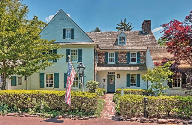 Pool & Courtyard: Timeless Home in Lansdale