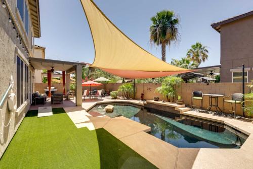 Pool, Fire Pit and Grill Goodyear Home!