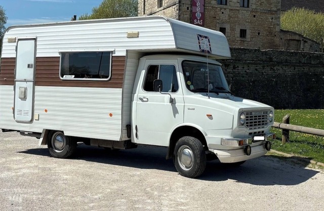 Poppy, overnight stay in a vintage motorhome with all mod cons