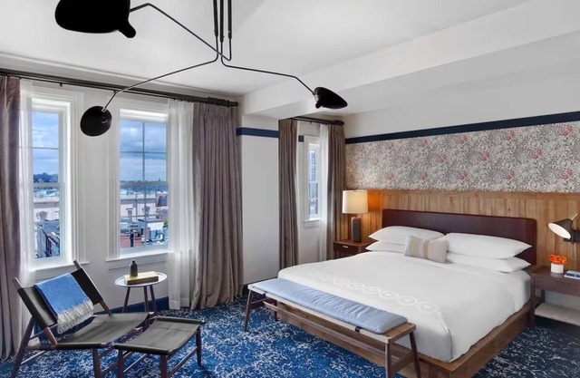 Premier Monument King at Art Boutique Hotel Revival Baltimore w/Rooftop Dining