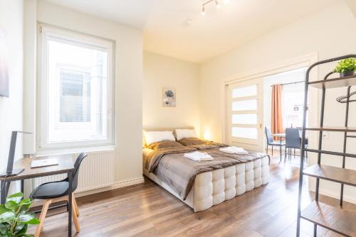 Premium-Apartment 85qm Bahnhof Altstadt Smart-TV Ruhig