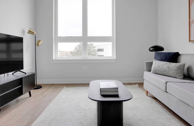 Premium Arlington Heights 1BR w/ Gym & W/D, near Metra, by Blueground