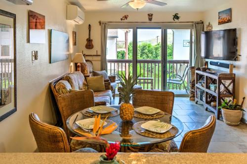 Pristine Lihue Condo with Balcony Walk to Beach!