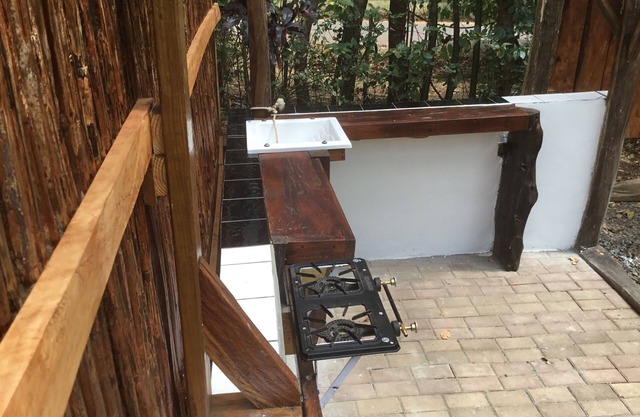 Private cabaña with bacic opporunity to cook