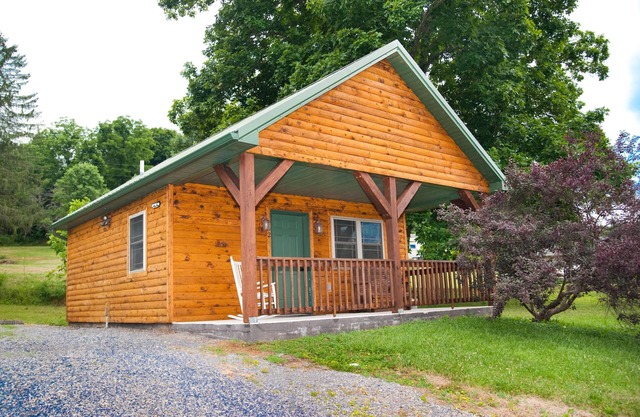 Private cabin with two double beds (sleep 4)