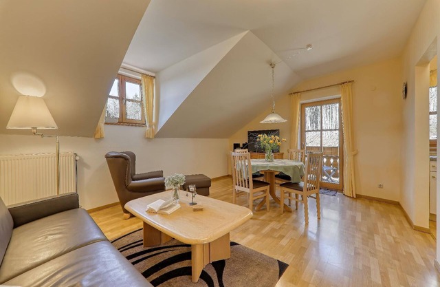 Private flat with balcony overlooking the forest