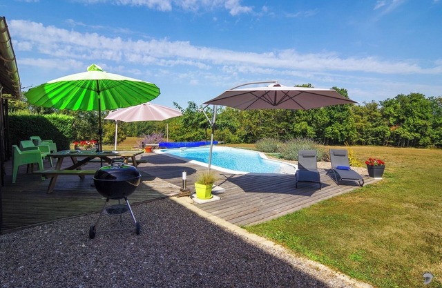 Private Gite With Private Heated Swimming Pool, Central Dordogne Location