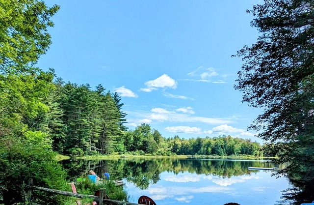 🌲 Private, Quiet, Rustic Lakeside Cabin, close by to Old Forge! 🌲