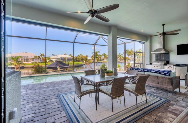 🥇 Private Saltwater Pool faces Southwest overlooking the canal (CH1129)