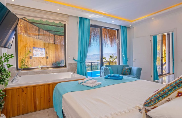 Private villa-heated pool Kalkan Villas honeymooners & couples friendly