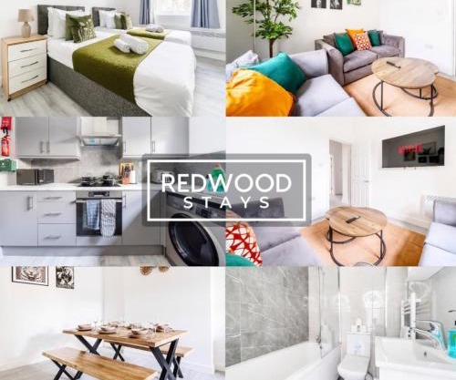 QUALITY SERVICED APARTMENTS IN ALDERSHOT TOWN CENTRE, FREE WiFi, ITS PERFECT FOR BUSINESS STAYS, FAMILIES, RELOCATIONS, EXTENDED STAYS, AND EMERGENCY ACCOMMODATION by REDWOOD STAYS