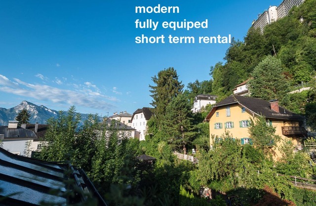 Quiet Penthouse with balcony in the old town quarter Nonntal Salzburg Austria.