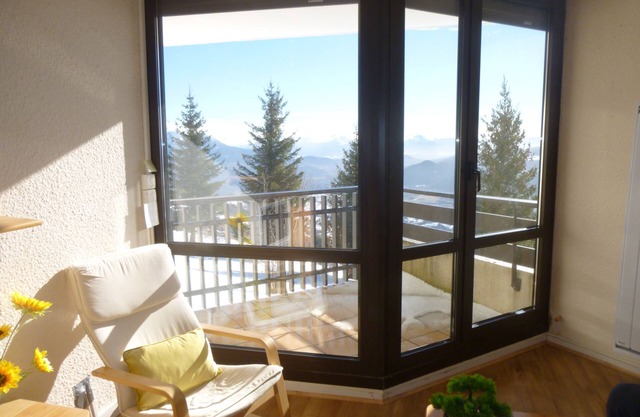 Quiet studio at 1500m, exceptional panoramic view