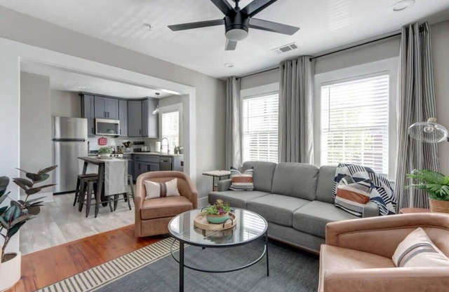 Red Brick Row, Modern | Inviting | Chic