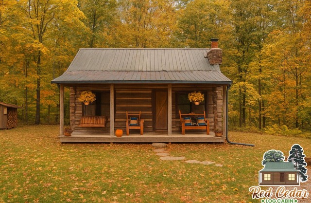 Red Cedar Log Cabin in Nashville